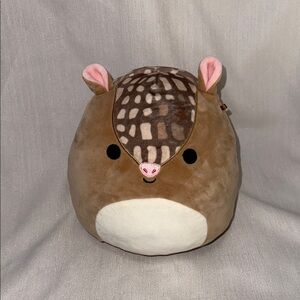 Squishmallows Brown and Tan Armadillo Plush
